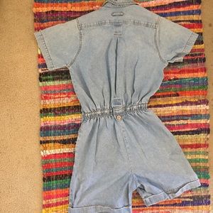 Denim Vintage Bill Blass Romper Size Medium